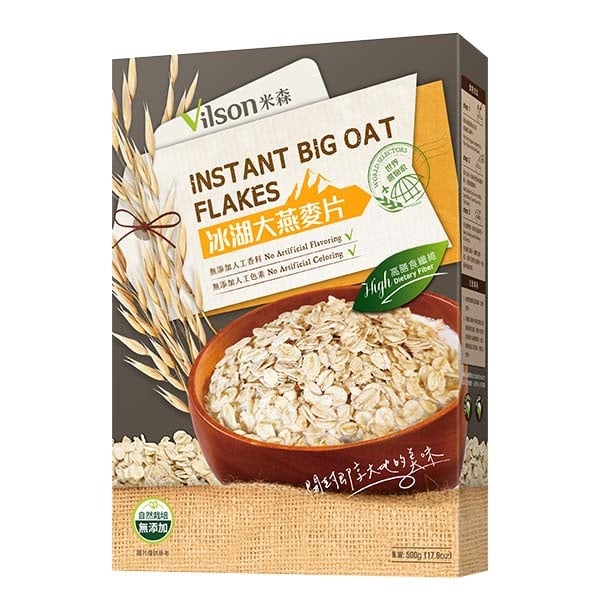 【米森】冰湖大燕麥片(500g/盒)*期限115.7.3*