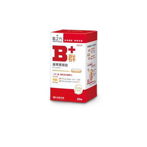 【台塑生醫 】緩釋B群雙層錠 60粒