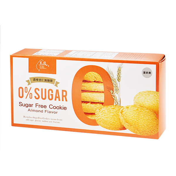 【玉民】蕎麥杏仁餅(無糖)80g