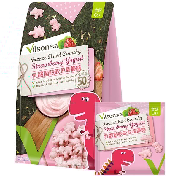 【米森】乳酸菌咬咬草莓優格(10gx5包/袋)