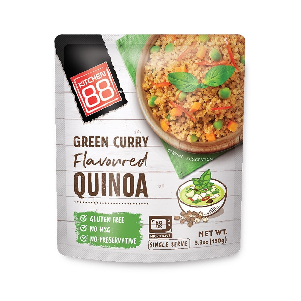 【Kitchen88】 綠咖哩風味即食藜麥 150g