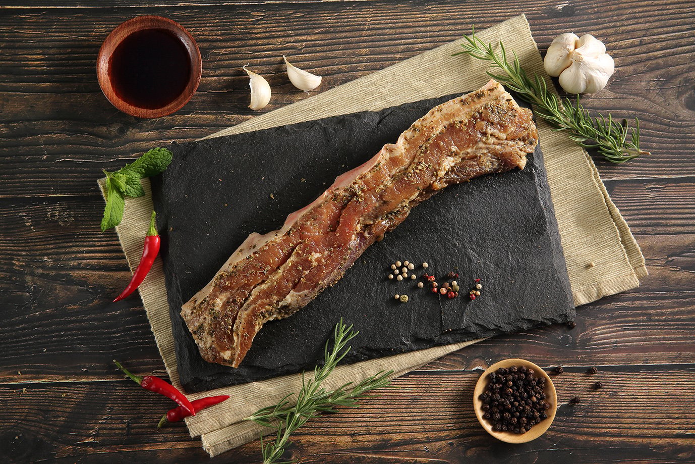 【香草豬】馬告鹹豬肉 250g#潔淨配方