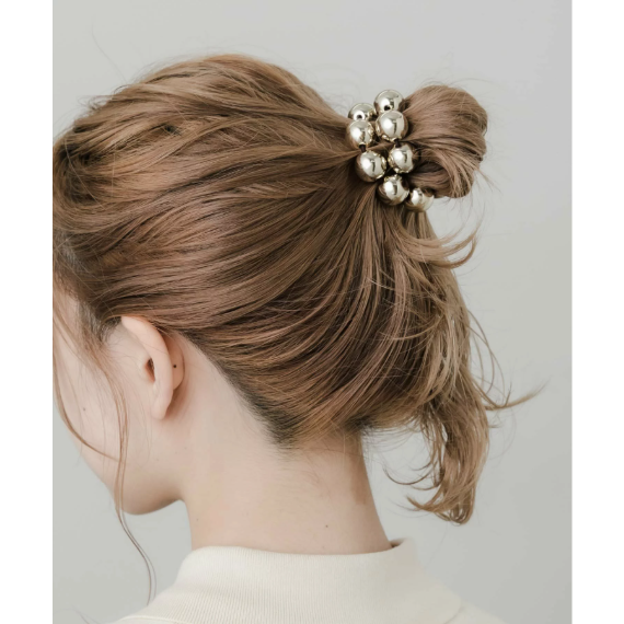 【日本DISCOAT】金屬球髮圈