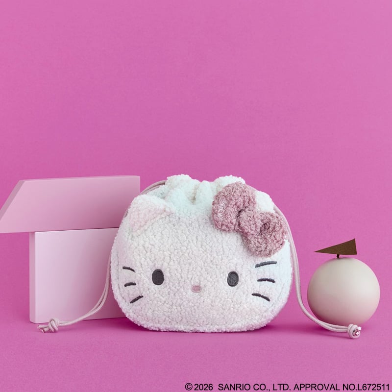 【 寶島社 】HELLO KITTY × BRILMY 懶人也能整理好的束口化妝包