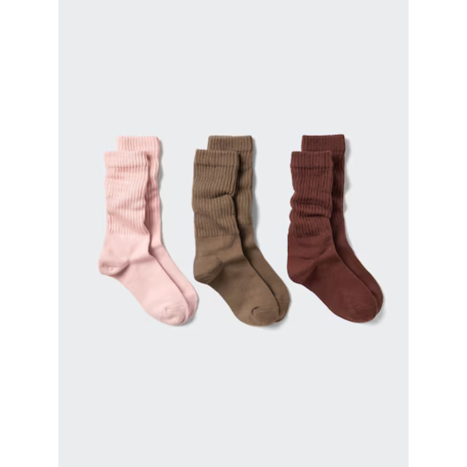 【日本UNQLO】寬鬆襪 / 3雙一組