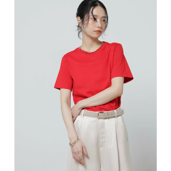 NANO universe｜Anti Soaked® 防汗漬彩色圓領T恤