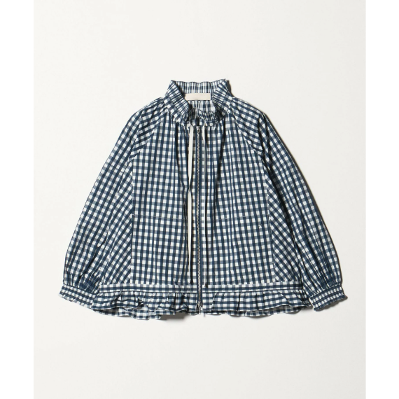 【 Marilyn Moon 】格子細褶荷葉邊夾克