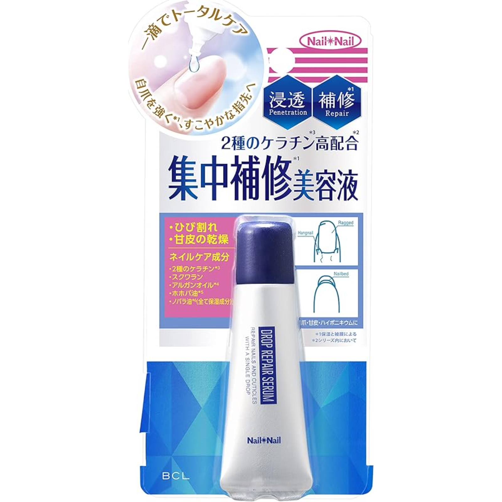 【日本 Nail Nail 】滴滴修護精華 / 指甲集中修護精華