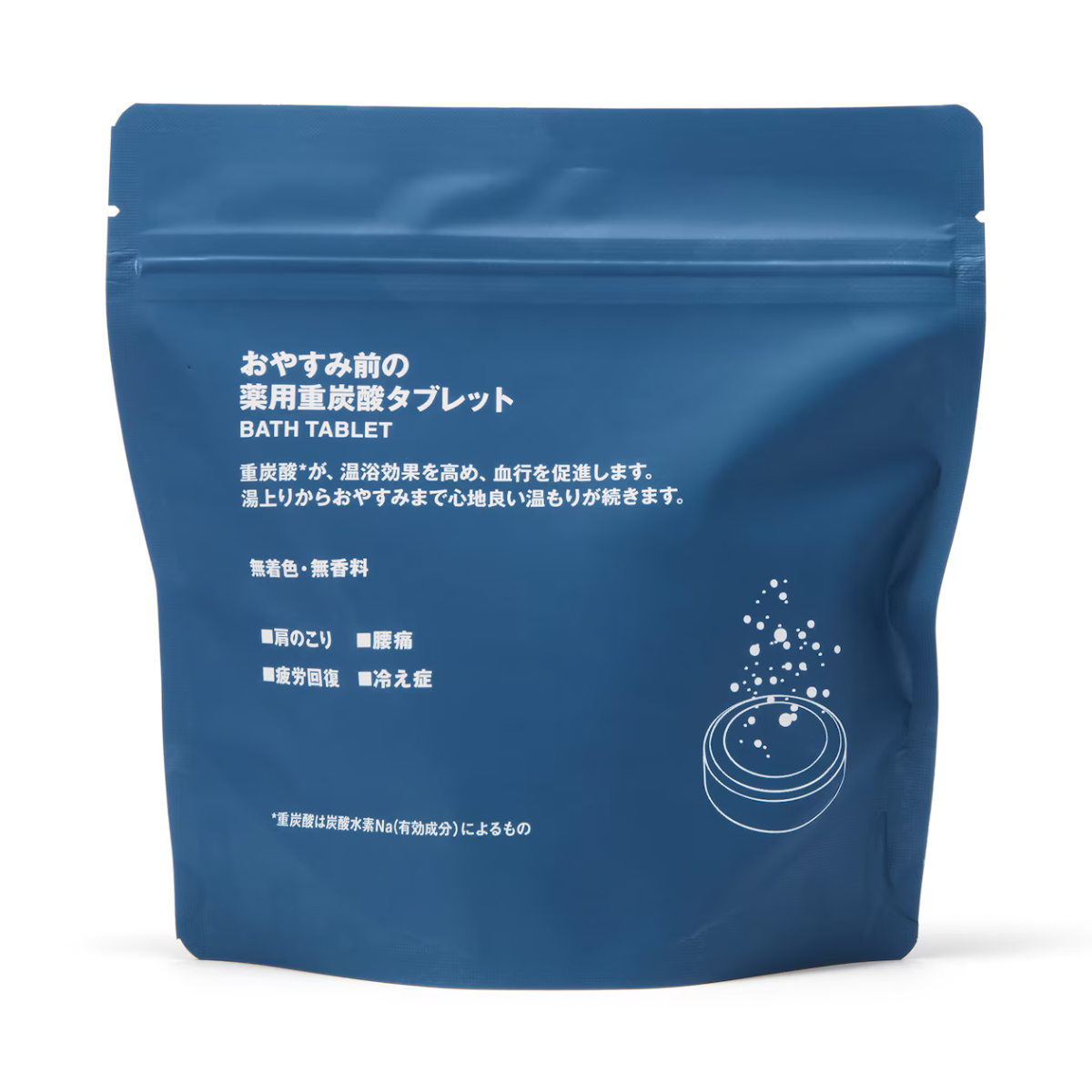 【日本 MUJI 】無印良品 重碳酸泡澡錠 21錠