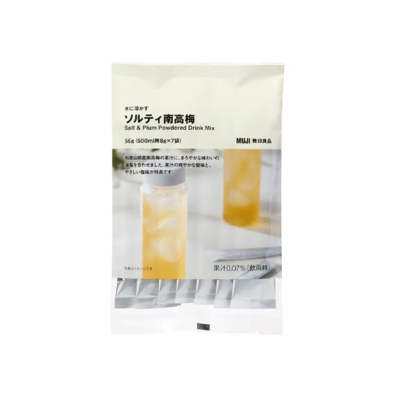 【日本MUJI】 鹽味南高梅粉末飲料