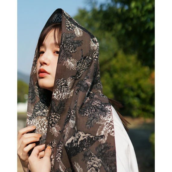 【CHAORAS】戶外運動速乾抗菌多功能頭巾｜山の動物圖案 男女通用 登山露營首選