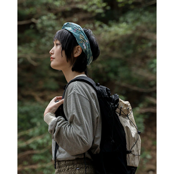 【CHAORAS】戶外運動速乾抗菌多功能頭巾｜山野植物圖案 男女通用