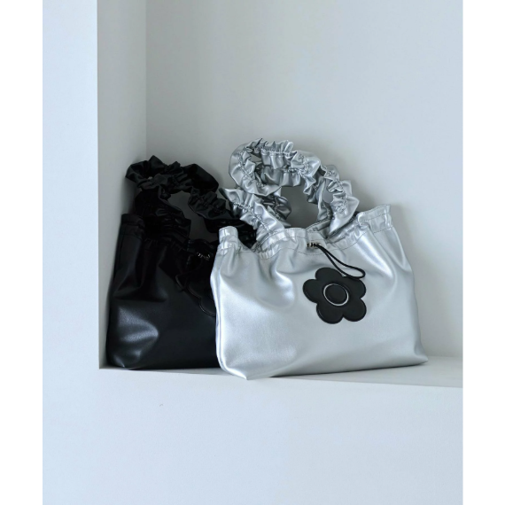 【 MARY QUANT × VIS 】WEB限定 荷葉邊手提托特包