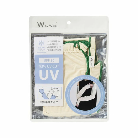 【 Wpc.】70cm 超長版涼感防曬袖套 (UPF50+) 有拇指款