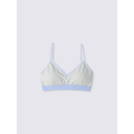 【 GU 】格紋無鋼圈 Bralette