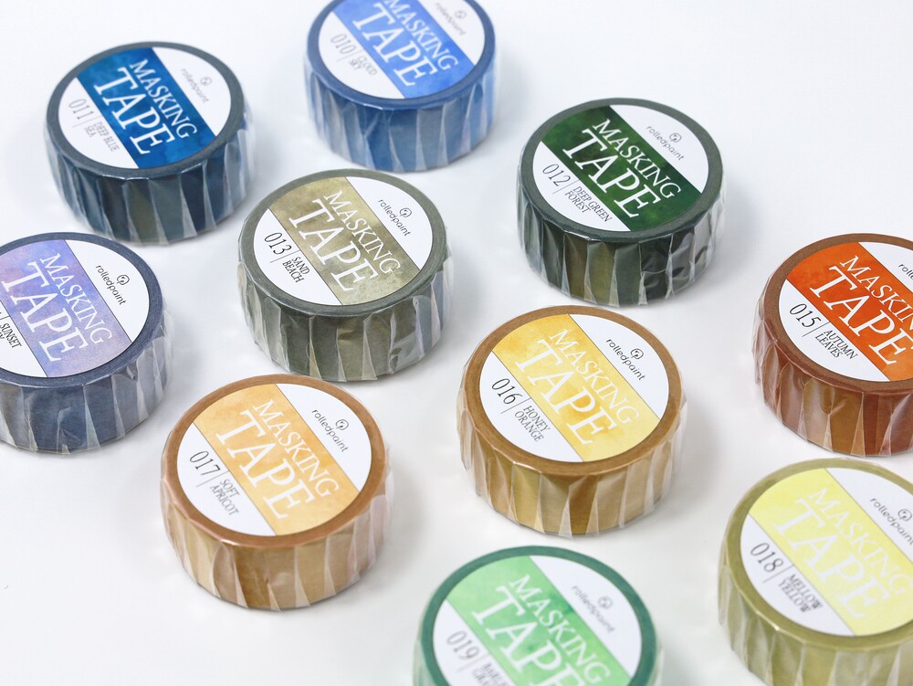 （現貨）韓國文創｜韓國水彩系列紙膠帶 Water Color Masking Tape