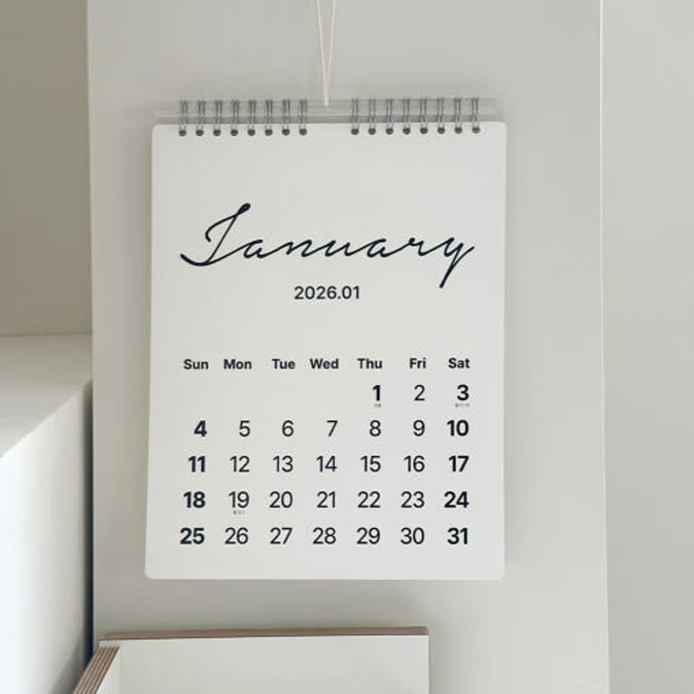 （預購）2026簡約掛曆