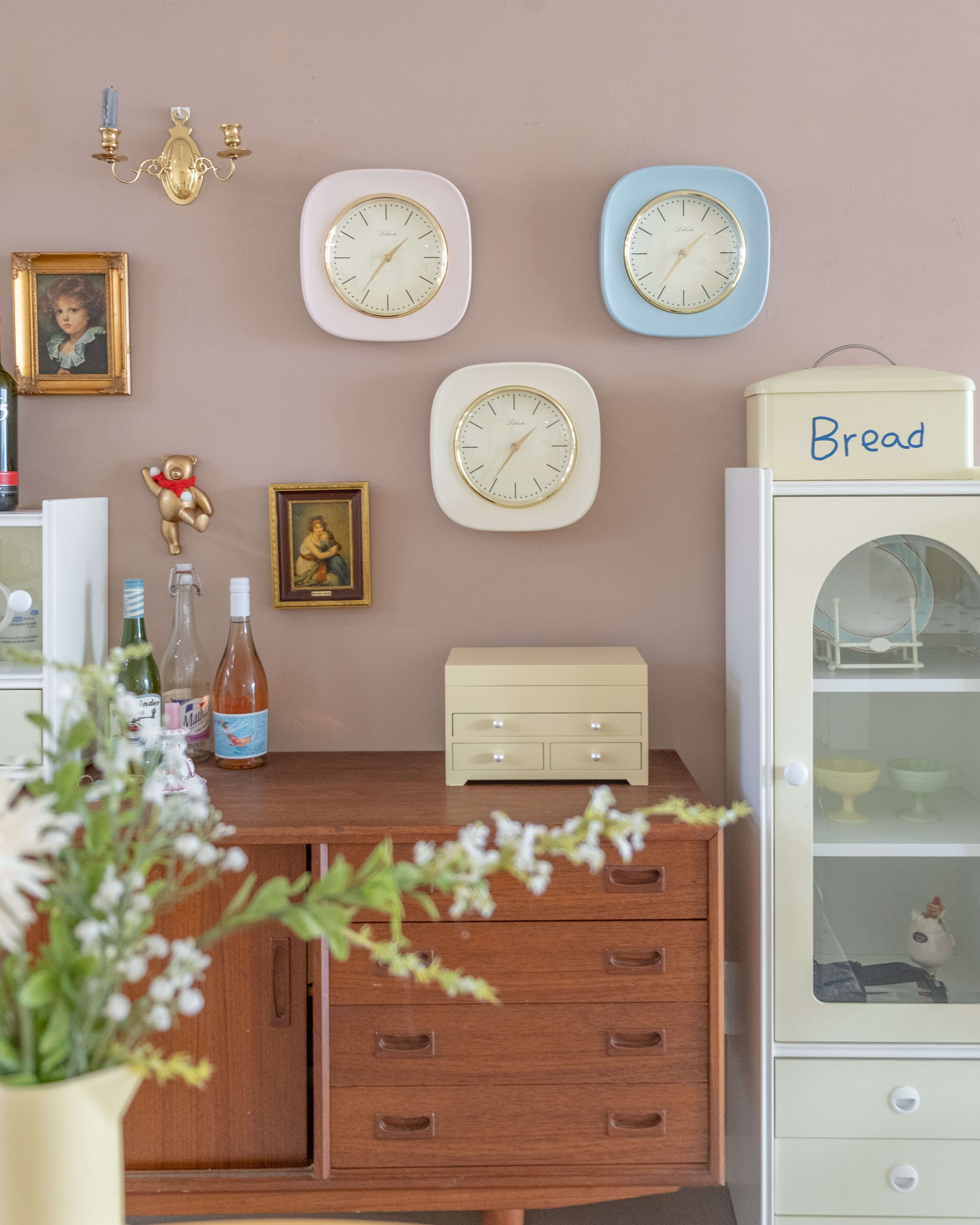 (預購)韓國Liberte|復古方形時鐘 (預購)韓國Liberte|復古方形時鐘