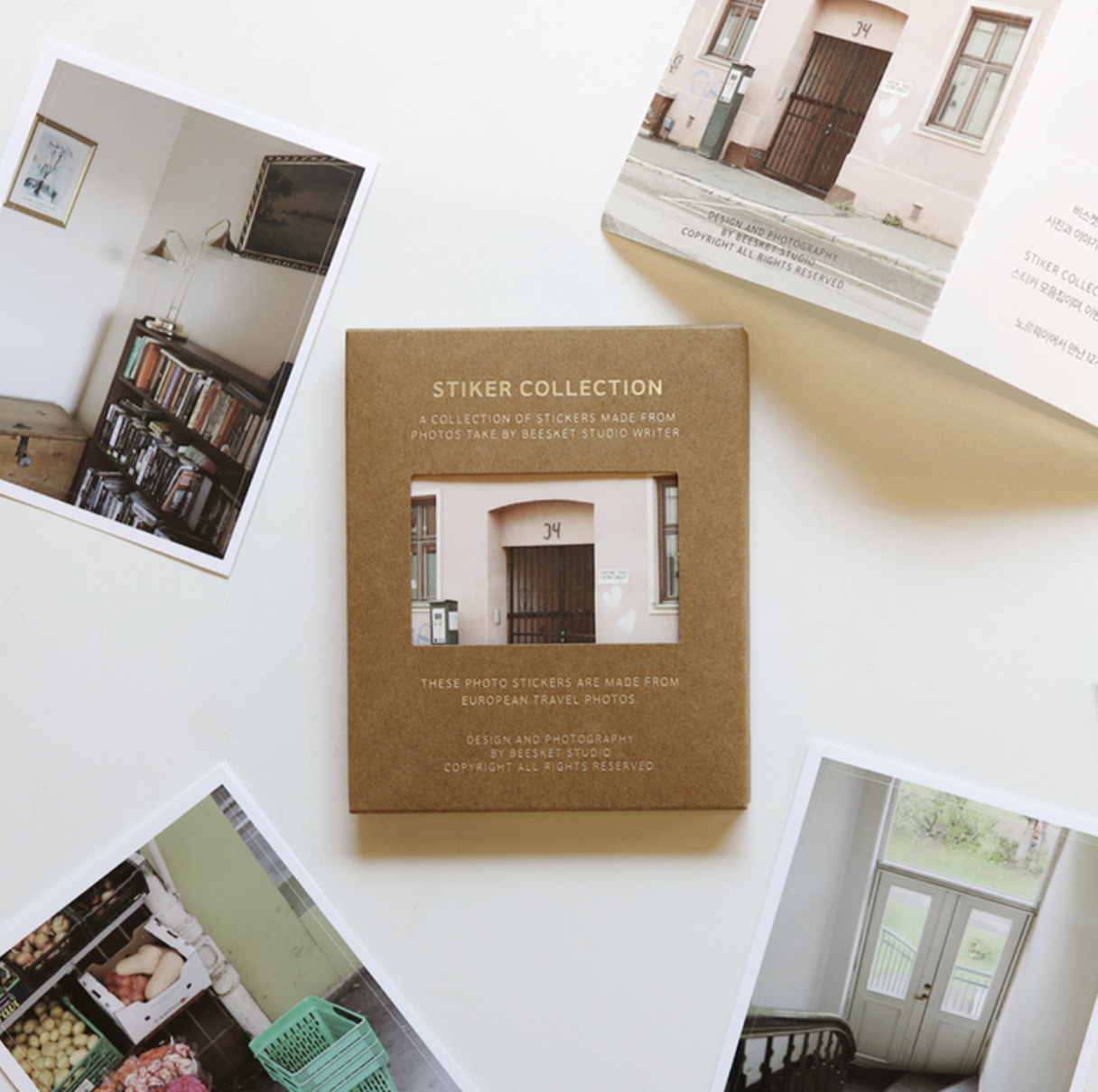 （預購）Beesket studio｜歐洲風景相片貼紙