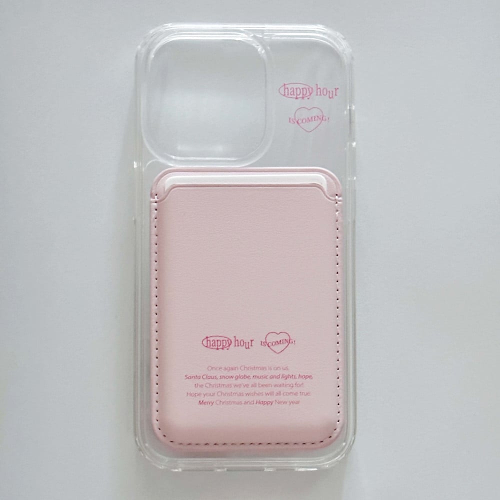 （預購）韓國選品｜ happy hour iPhone Magsafe 磁吸卡夾