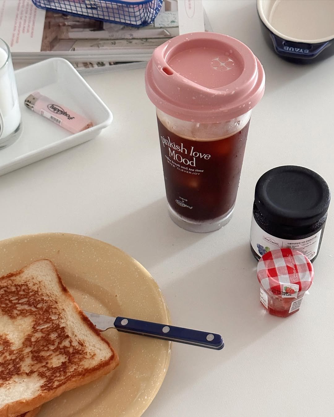 （預購）韓國選品｜ happy hour 粉紅水杯