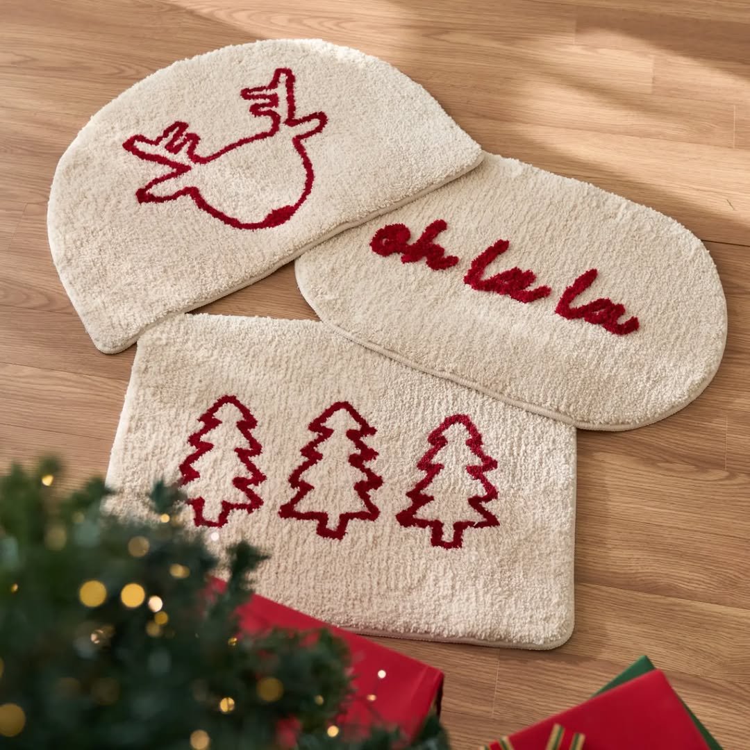 （預購）韓國 Bowell | 聖誕節吸水腳踏墊