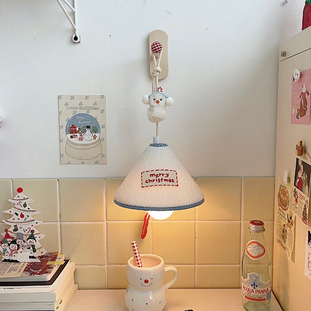（預購）韓國小雪人掛燈 小夜燈 壁燈
