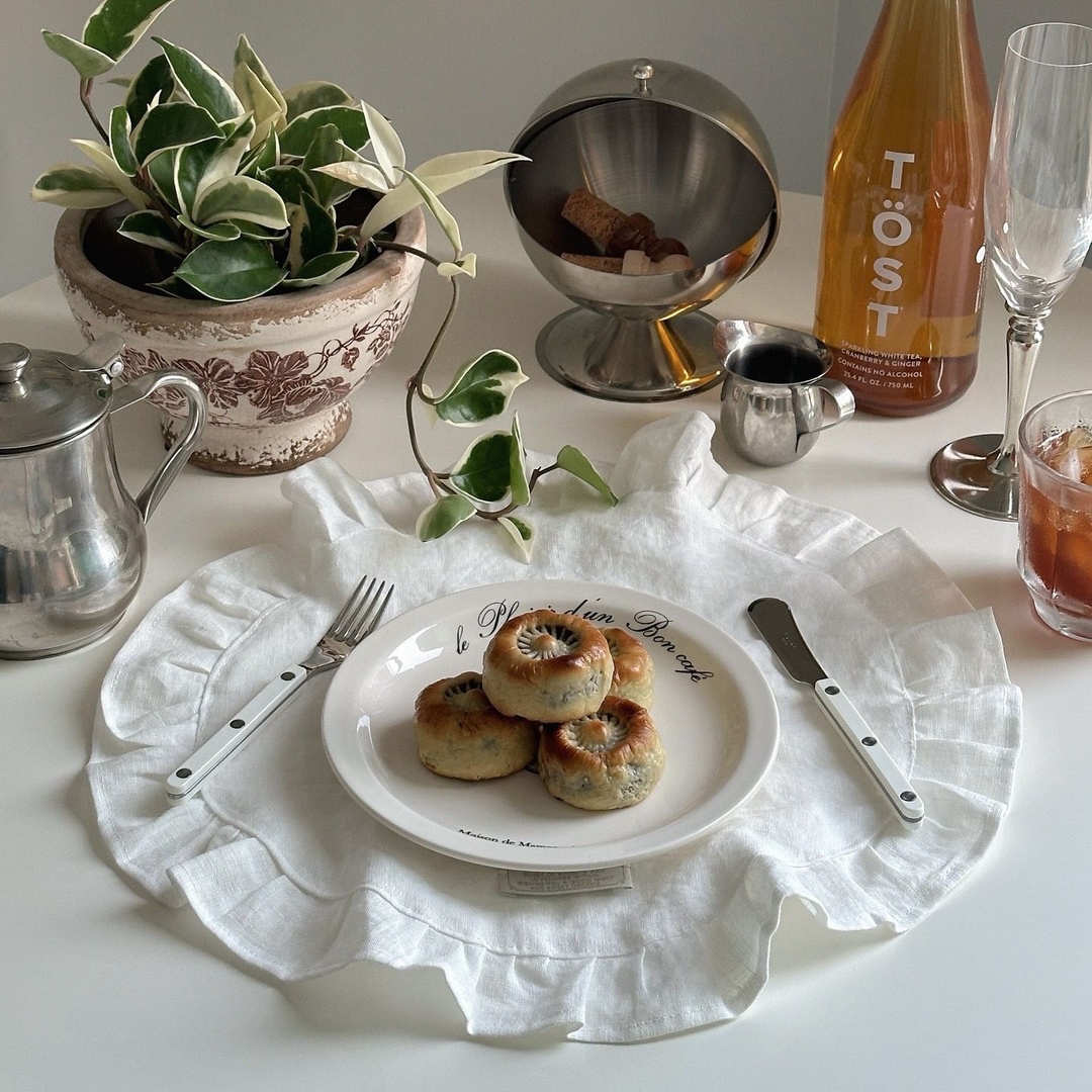 （預購）韓國 mamanaube｜merci 189 法式復古點心圓盤