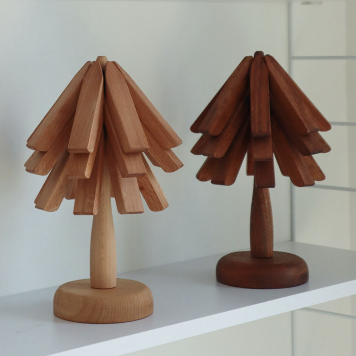 （預購）韓國選物｜實木造型隔熱墊 Tree Pod Stand