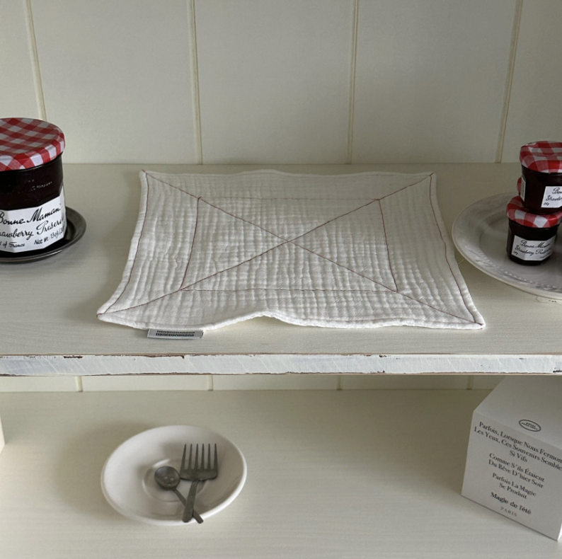 （現貨）韓國 susu studio ｜縫線家飾布/餐墊/抹布/隔熱墊