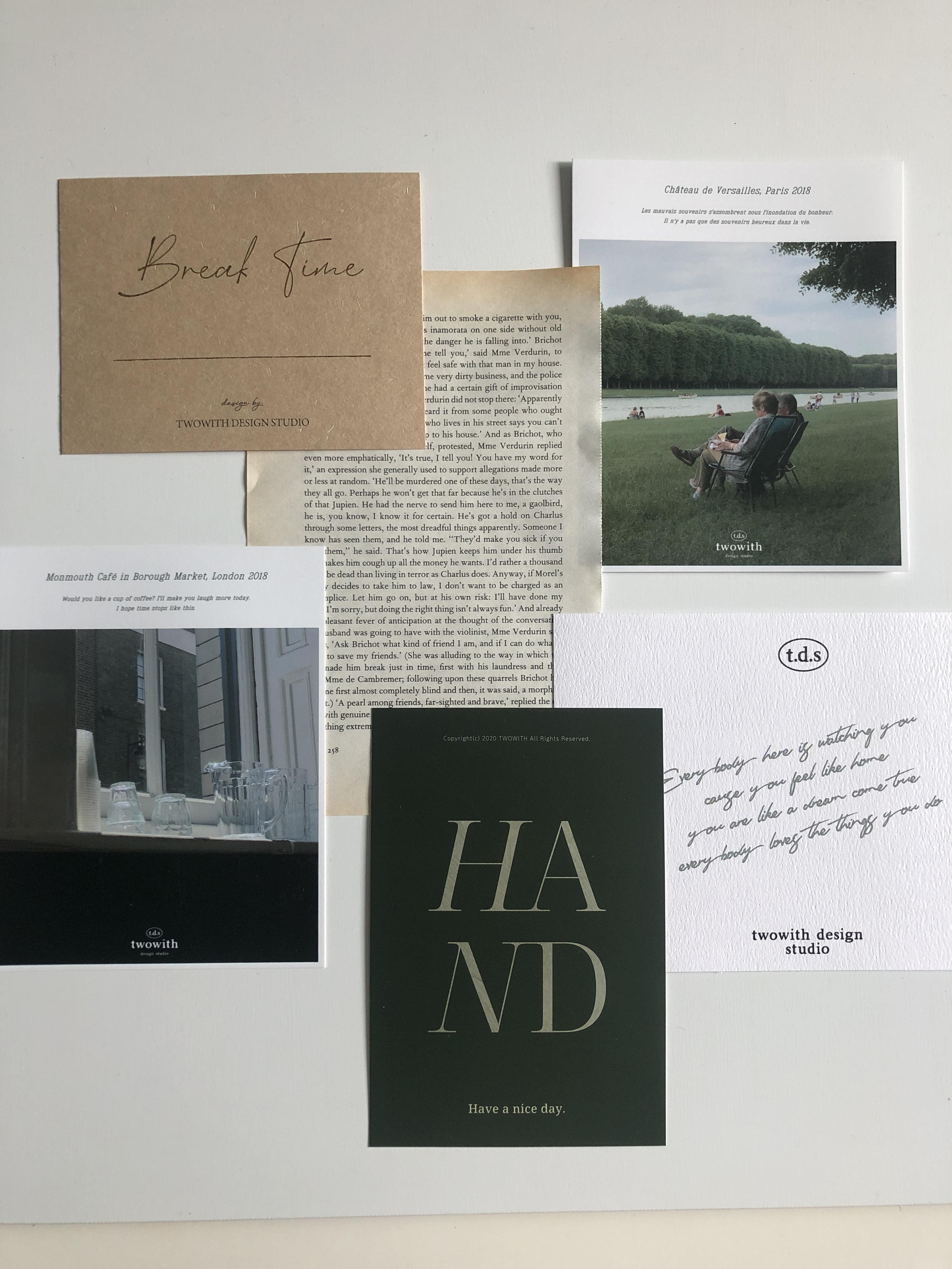 （現貨）韓國 t.d.s ｜break time 明信片組（6張）