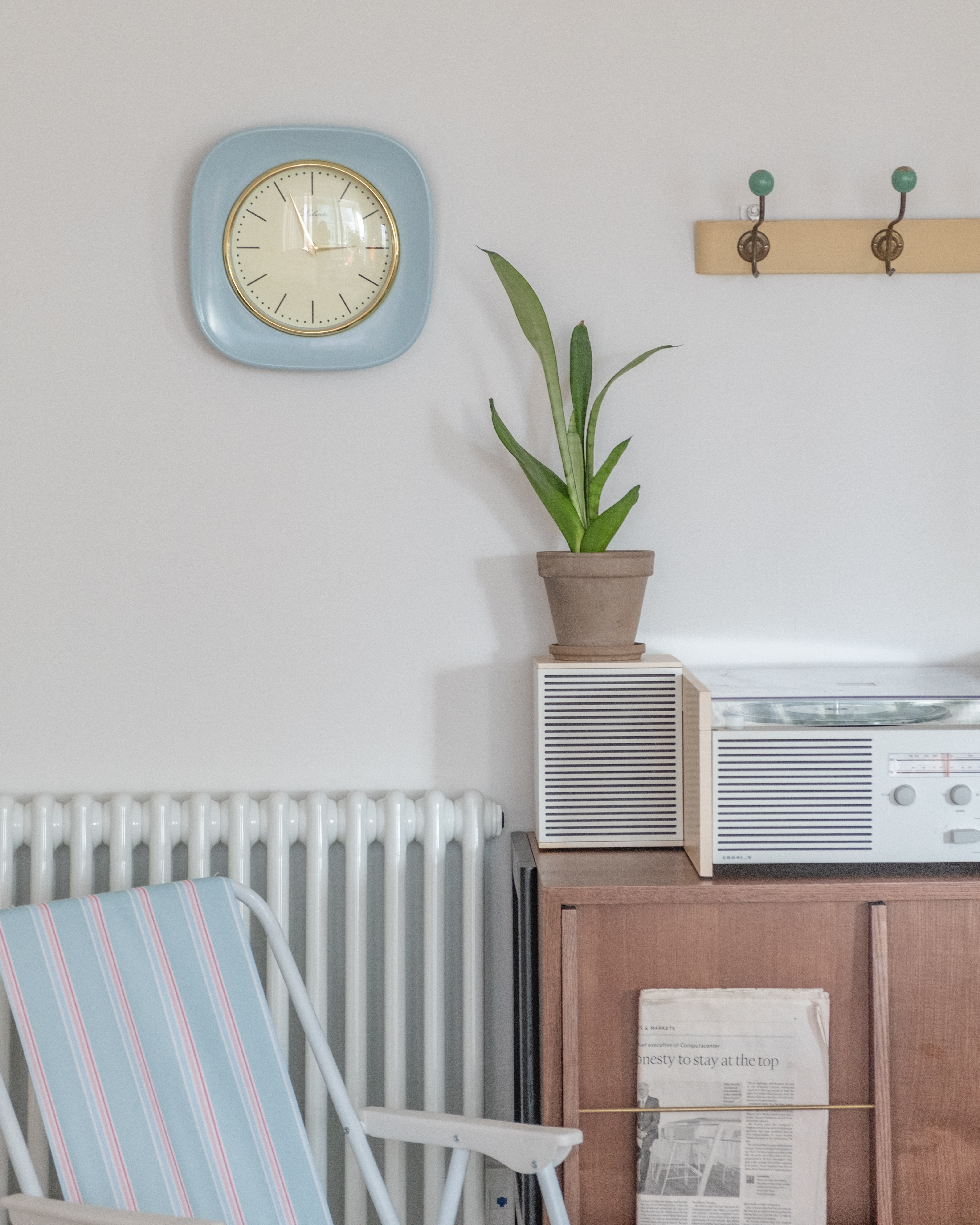 （預購）韓國Liberte｜復古方形時鐘