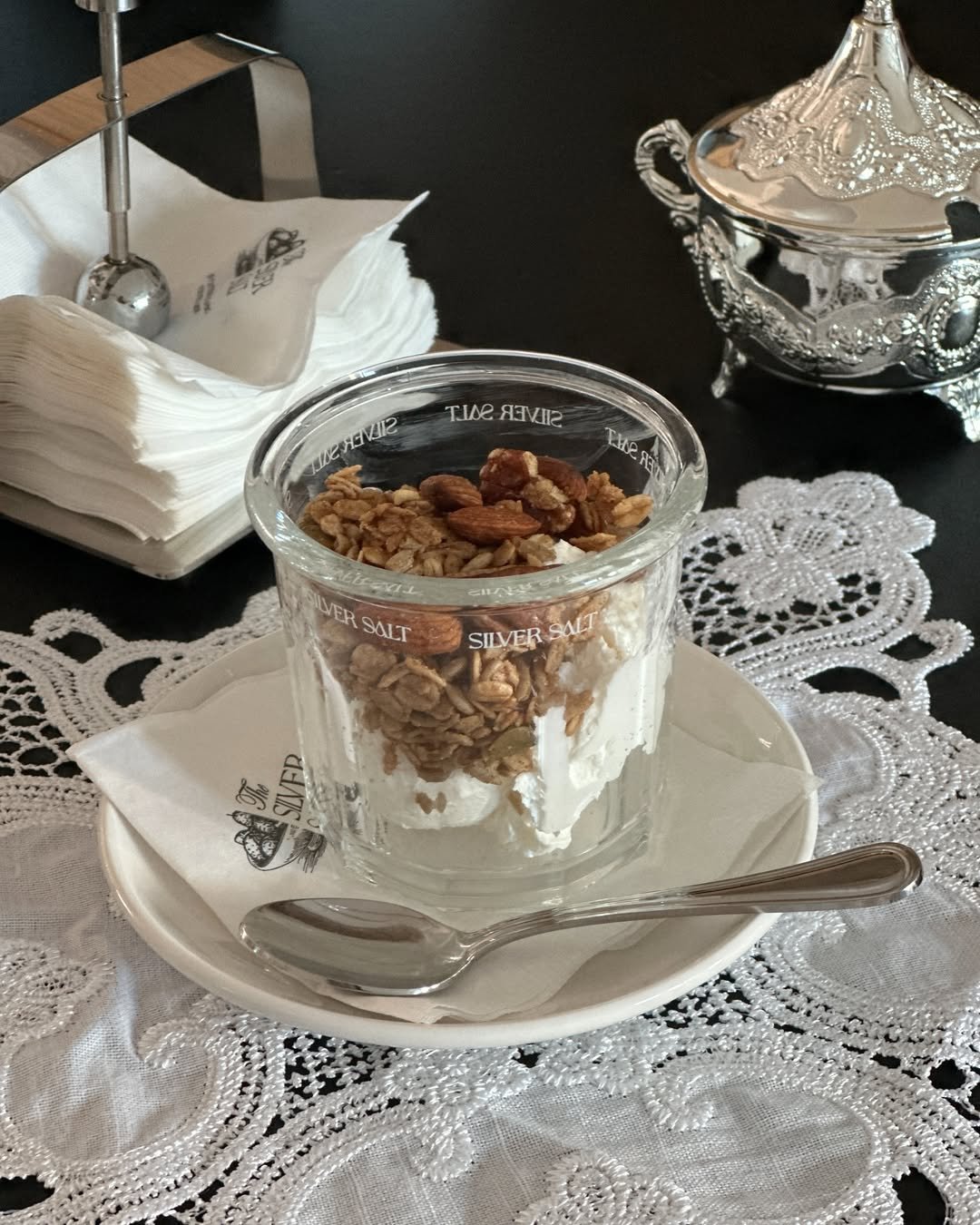 （現貨）韓國選物｜Silver salt 耐熱強化玻璃咖啡杯 310ml