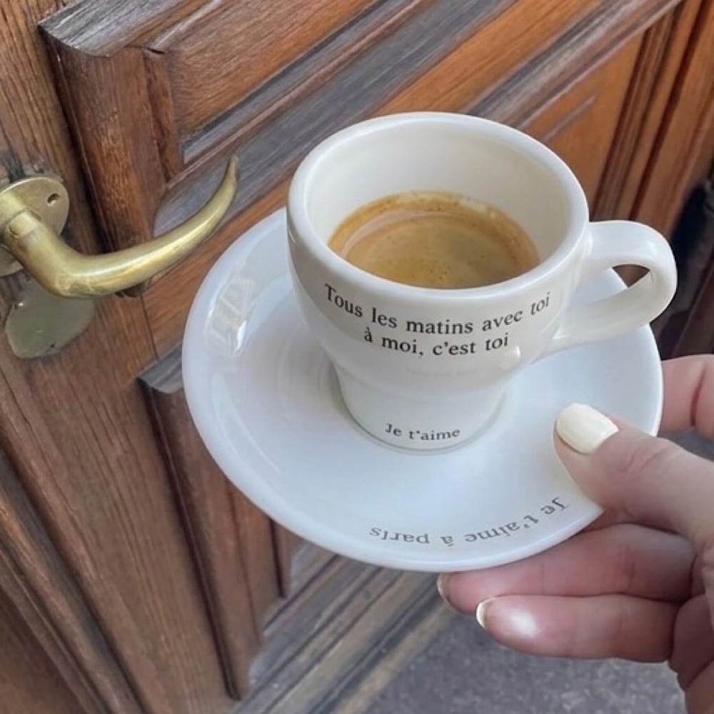 （預購）mamanaube ｜白色濃縮咖啡杯組 (70ml)