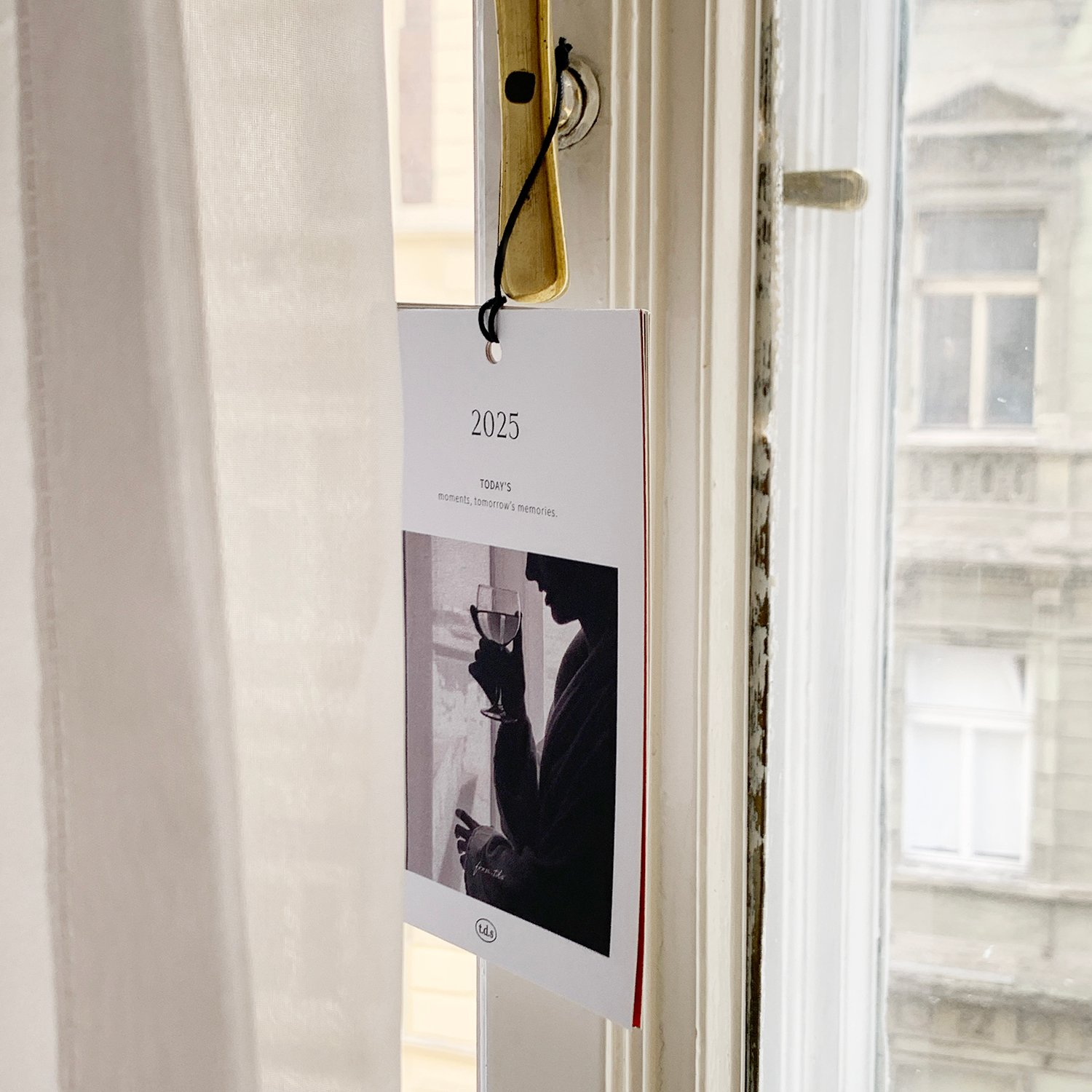 （現貨）韓國 t.d.s | 2025 簡約冬日色系月曆掛曆