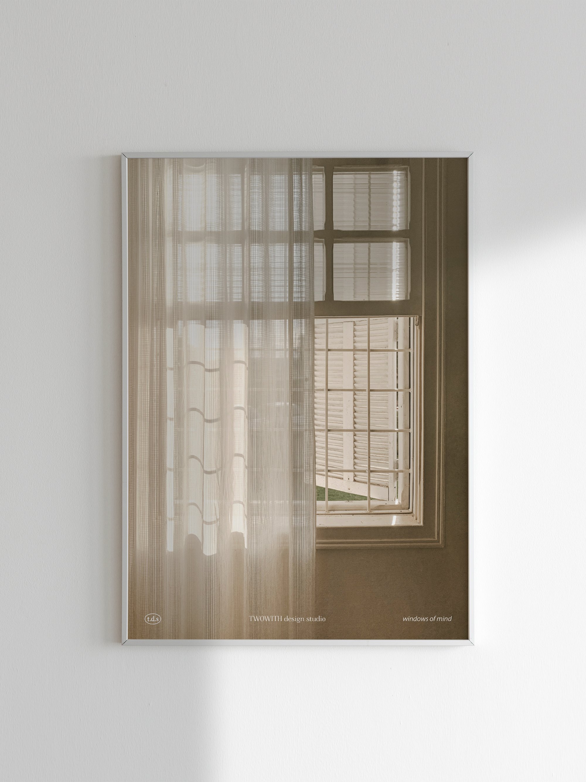 （現貨）韓國 t.d.s | 浪漫窗景系列 韓國A3海報