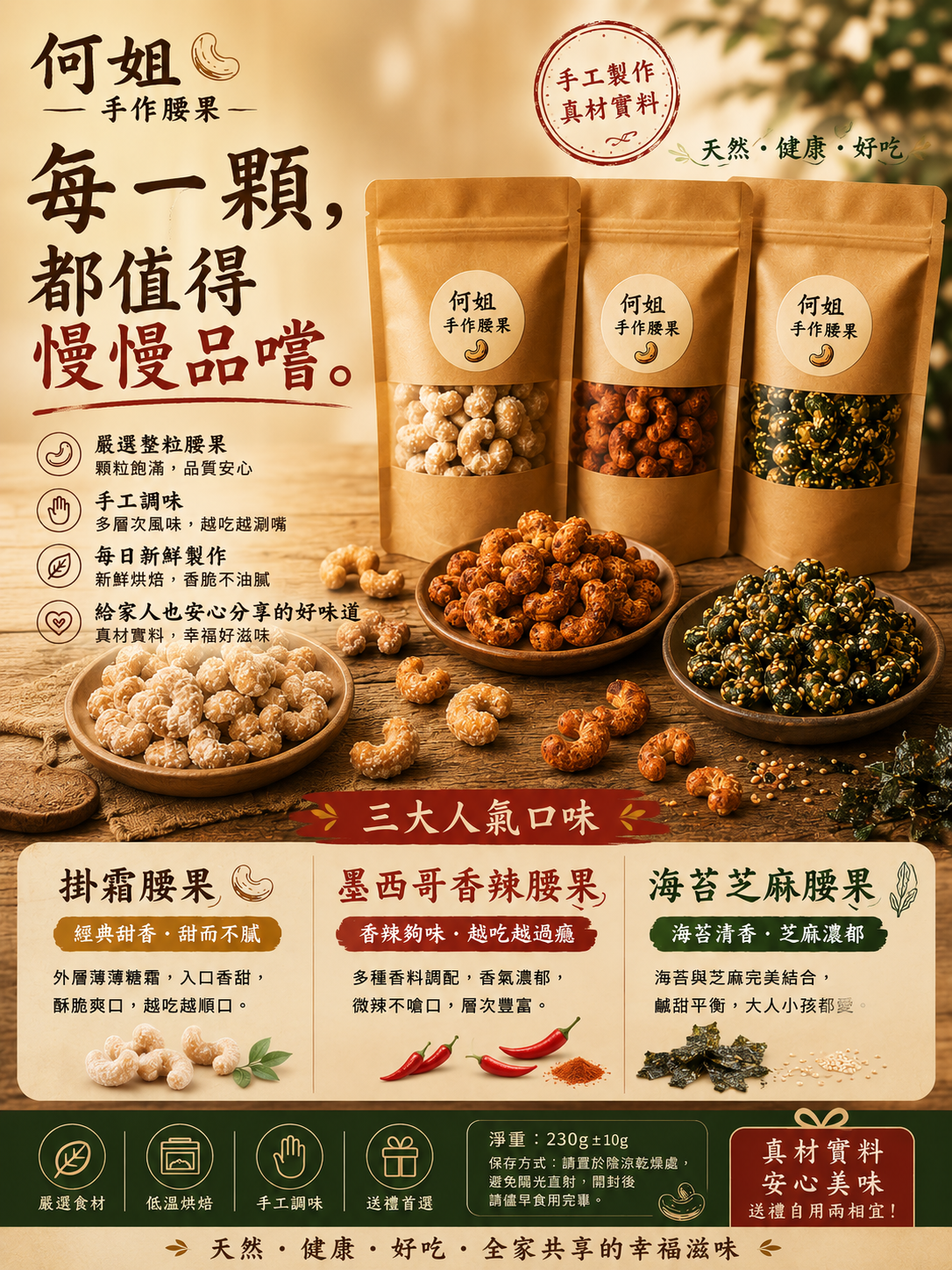 何姐掛霜腰果