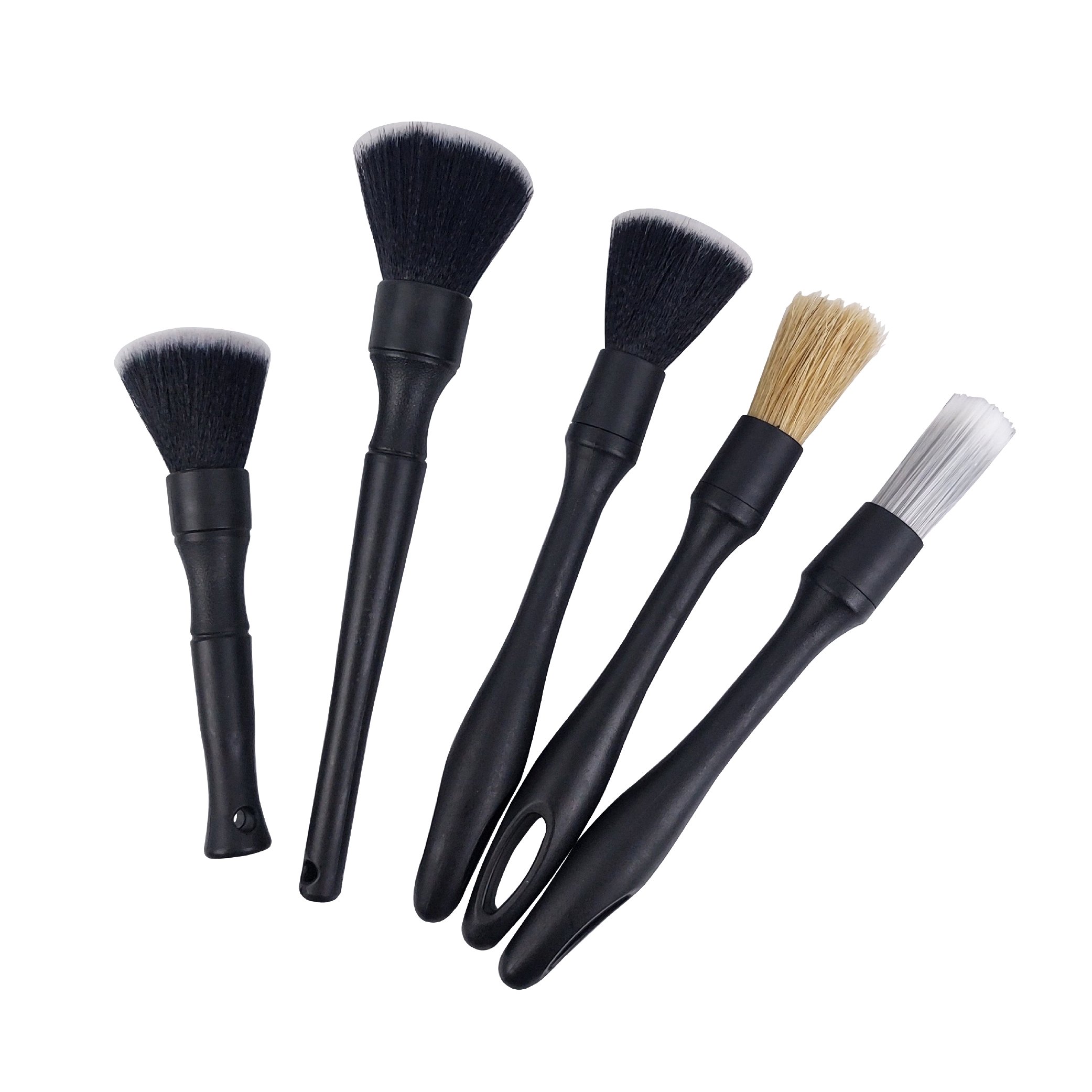 細節刷 三件組 清潔刷 豬鬃毛刷 軟毛刷 汽車 美容 纖維刷 洗車刷 多功能刷