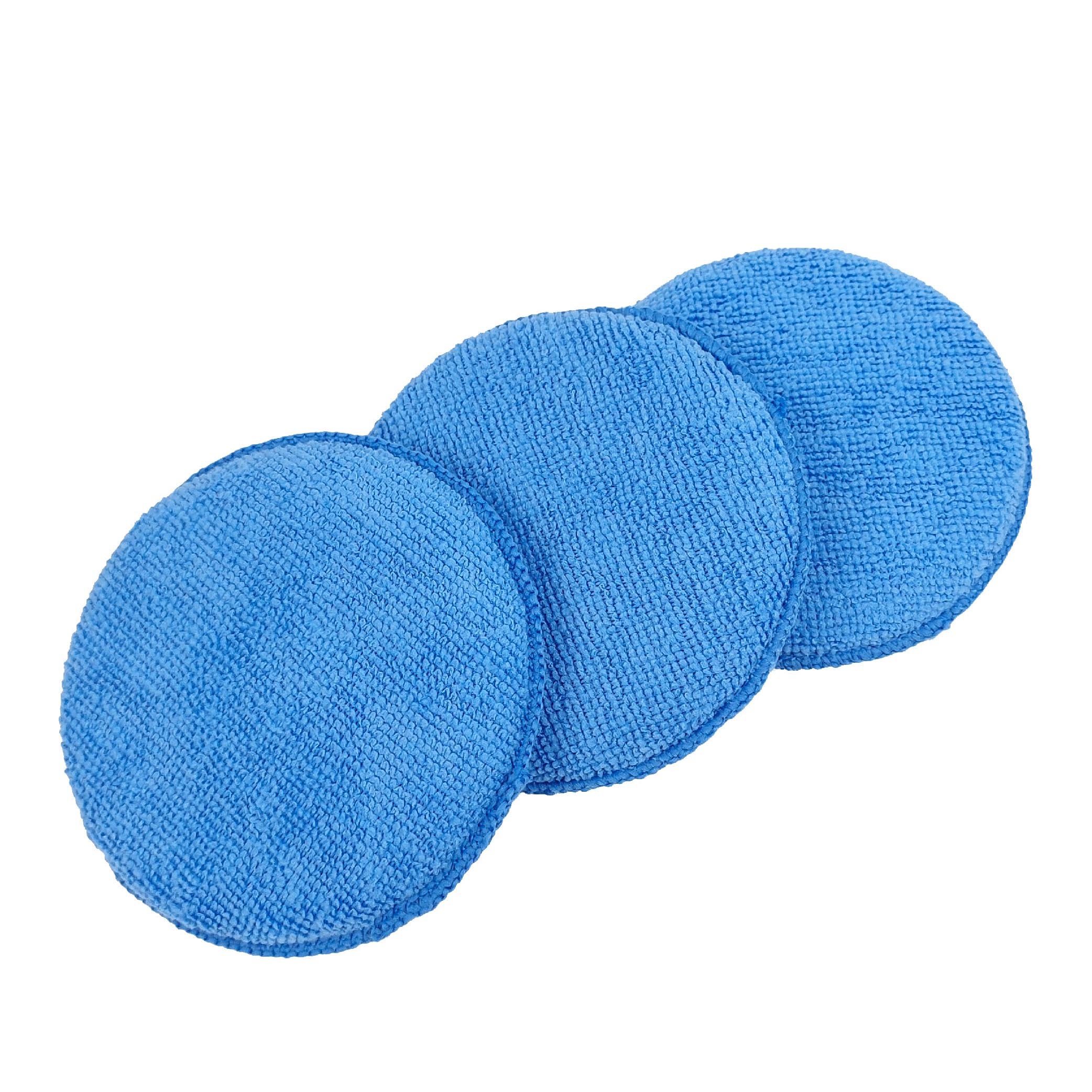 打蠟餅 超纖柔軟表布【3入組】銅鑼燒海綿 打蠟海綿 上蠟海綿 鍍膜海綿布