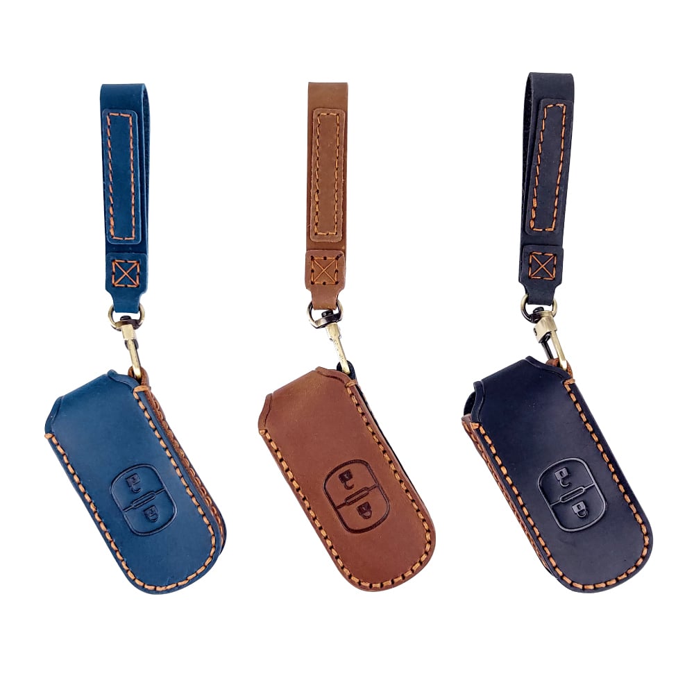 HEMIGA  mazda 鑰匙包 鑰匙皮套 鑰匙套 真皮 純手工 cx-5 馬3 cx-30 cx-3 汽車鑰匙套