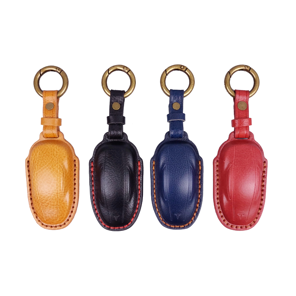 HEMIGA tesla 皮套 鑰匙包 真皮 model3 modely 鑰匙套 model s x 皮套 匠心系列