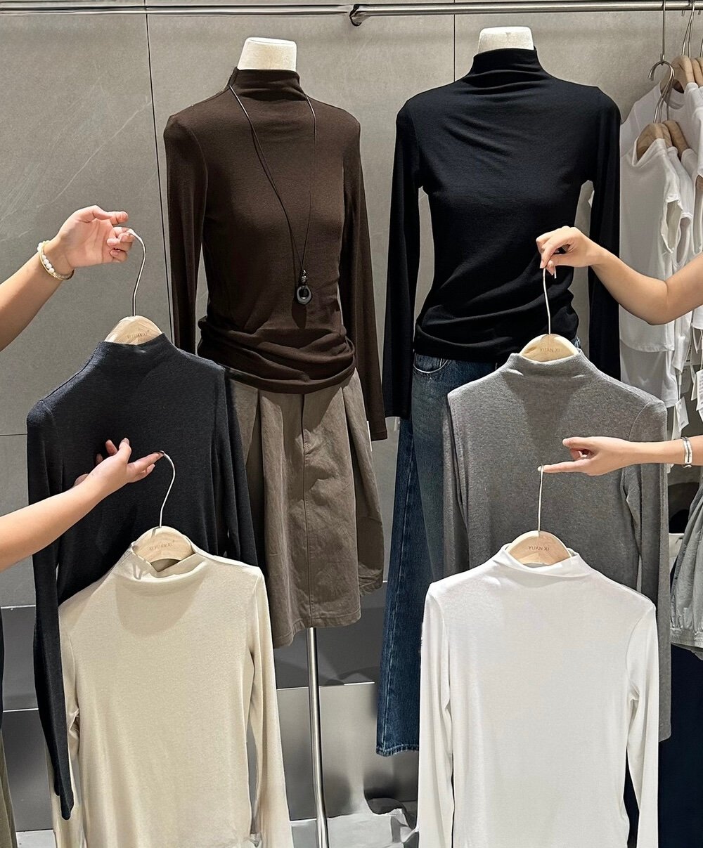 Gz25半高領羊絨打底衣（6colors）