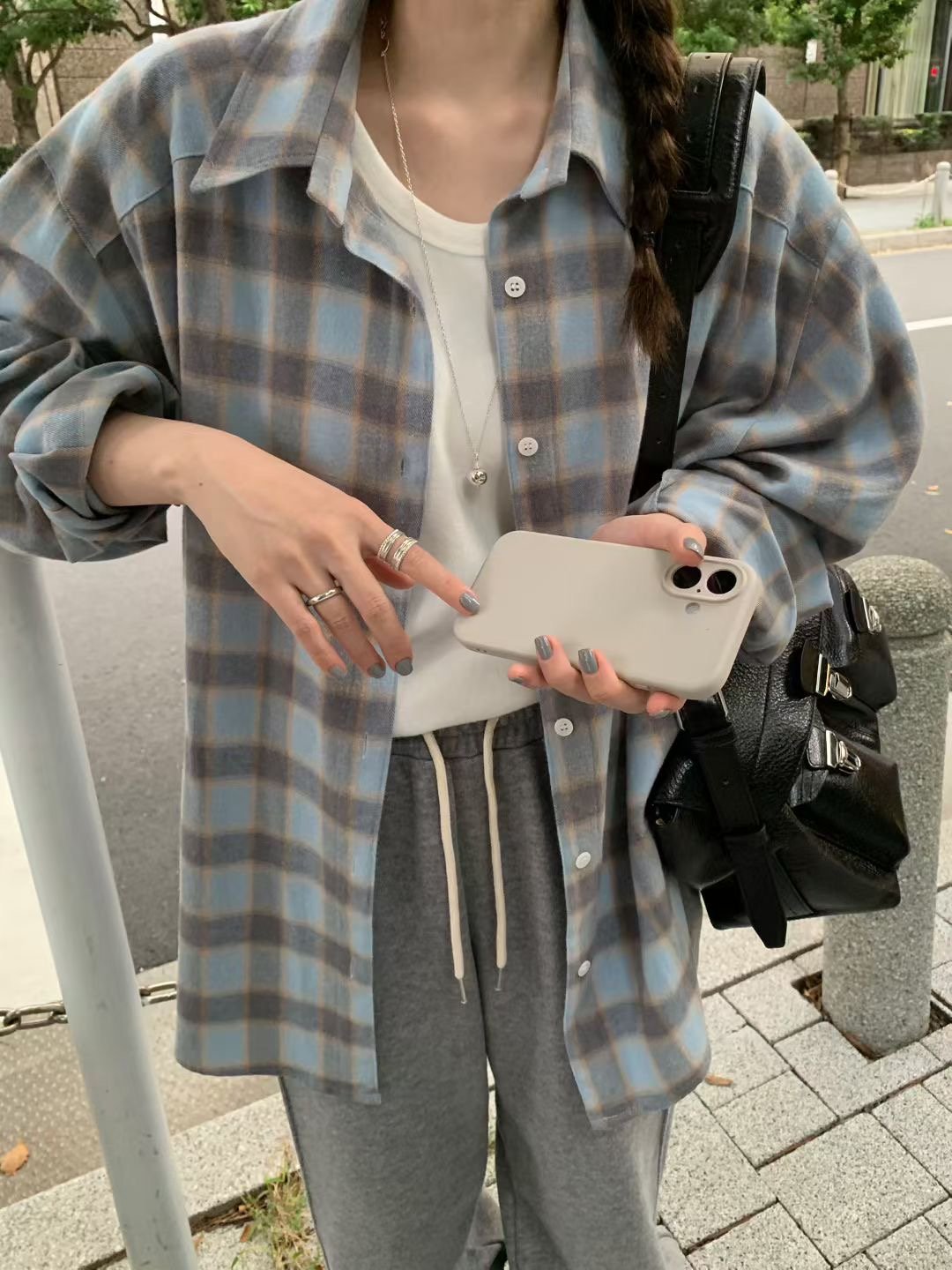 N20 藍調格紋襯衫（2colors）