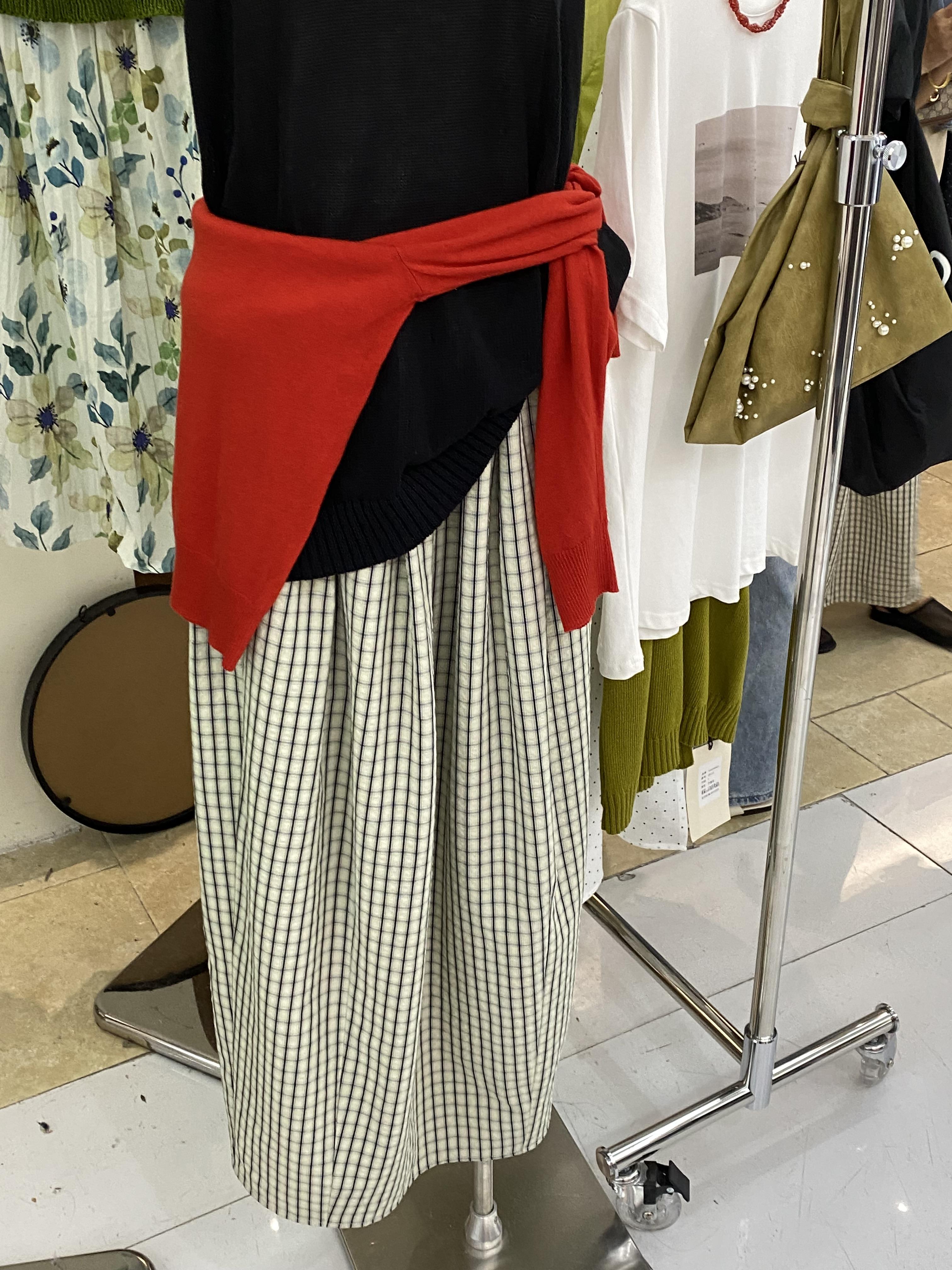 GZ02寬寬格子裙（2colors）