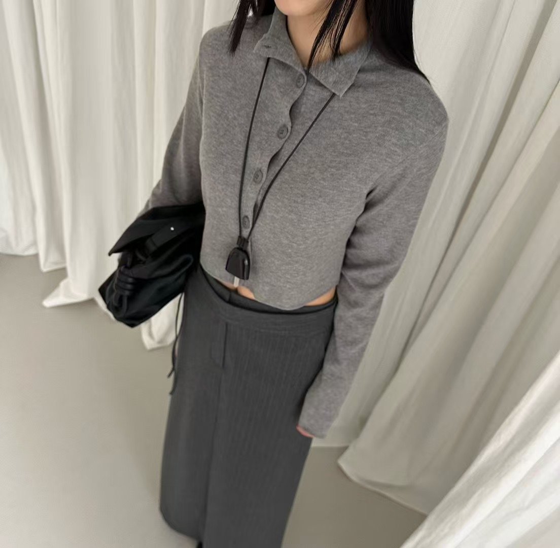 f10 多穿法排釦短上衣（2colors）