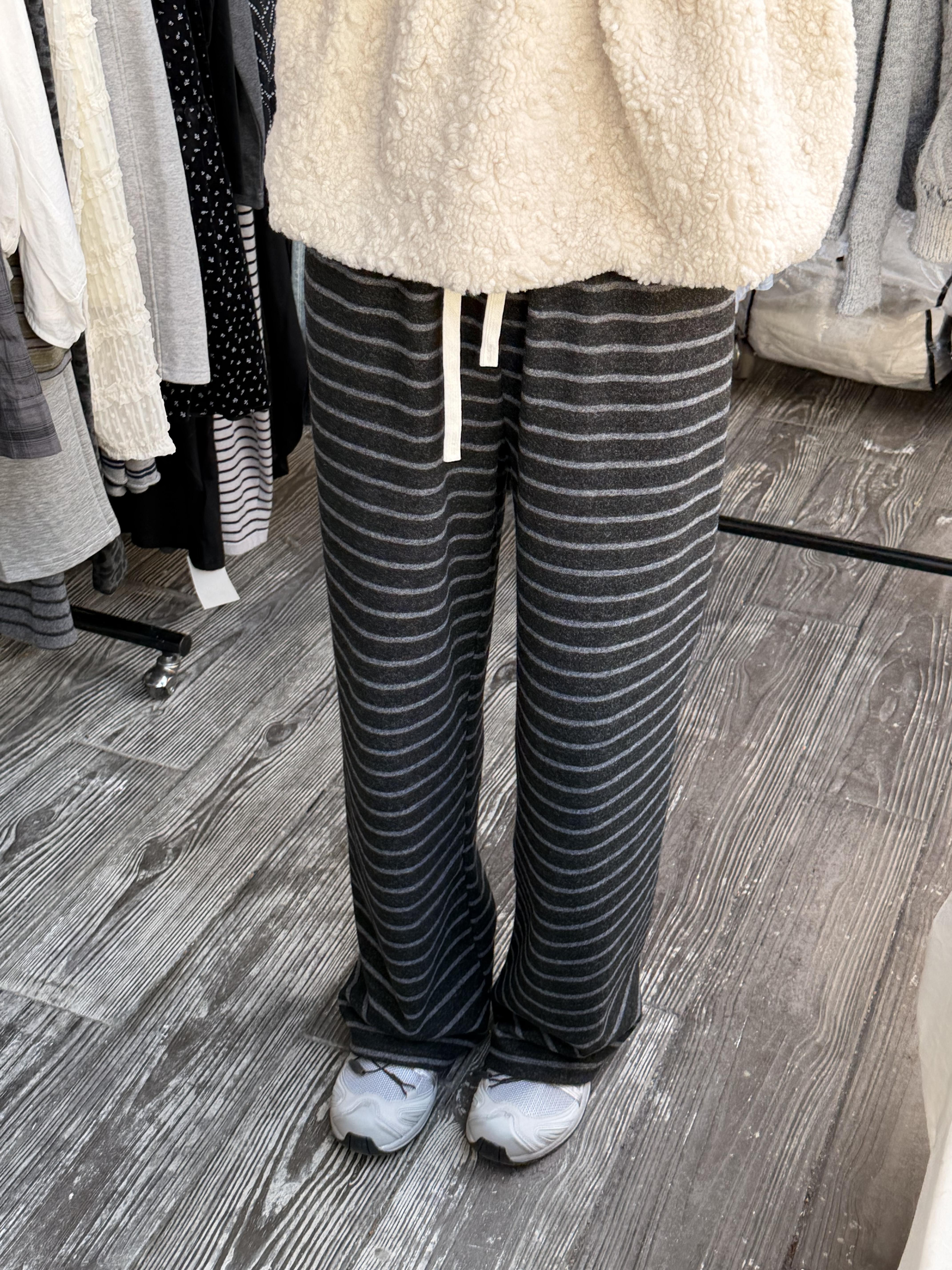 Gz63條紋糯米褲（2colors）