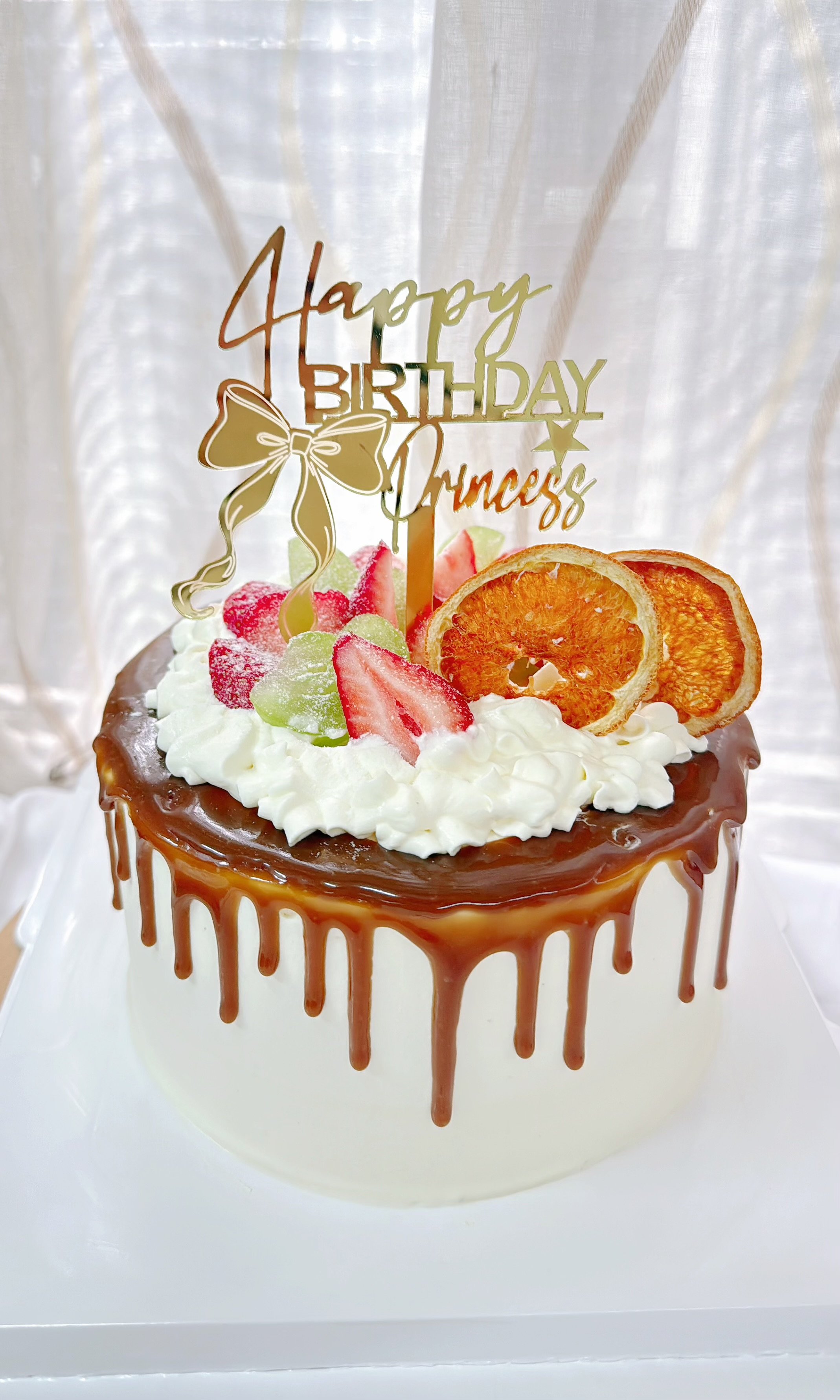 Hb 生日蛋糕-焦糖流金