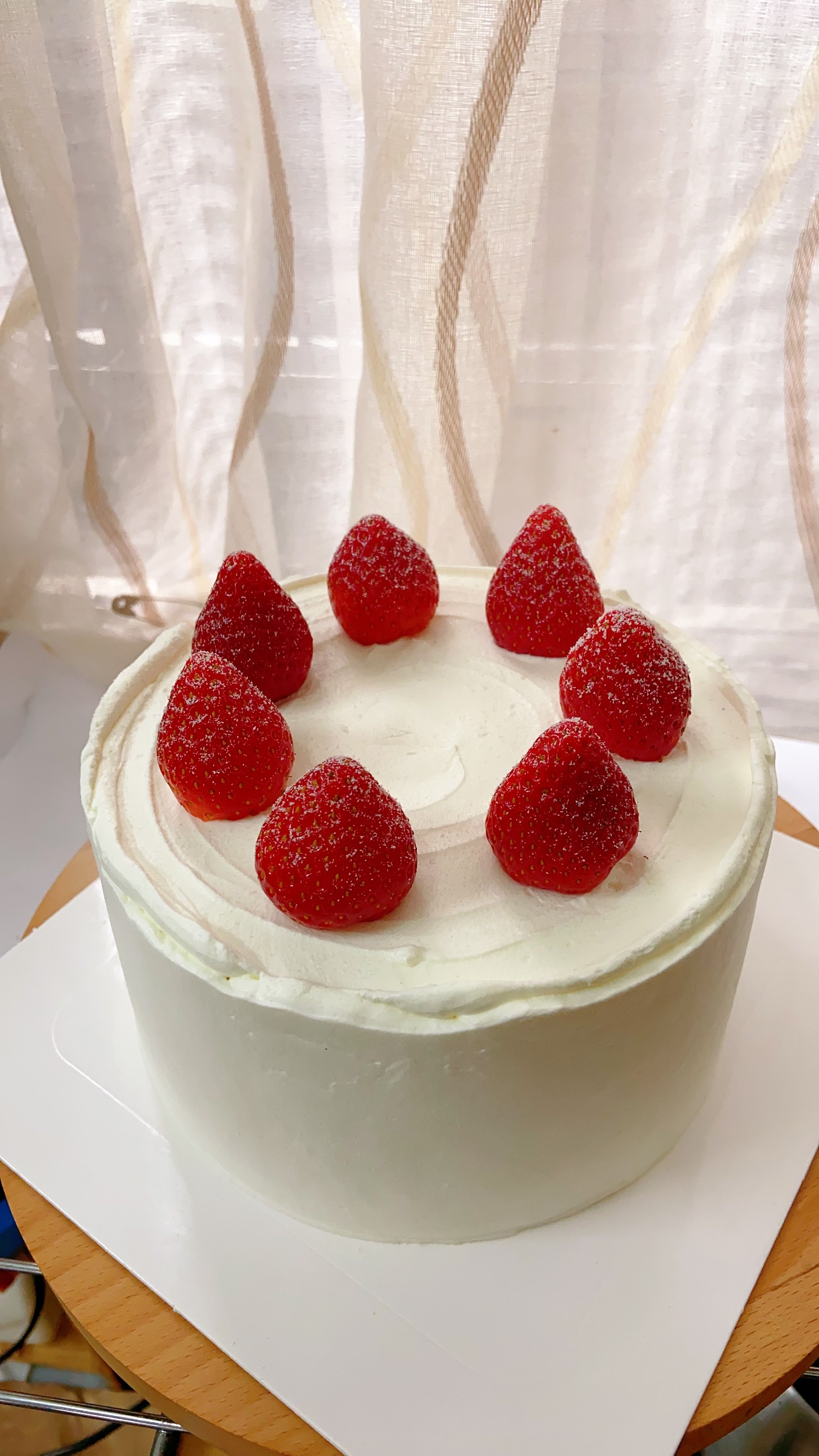 Hb韓式 晨曦莓語 草莓奶油生日蛋糕 6吋