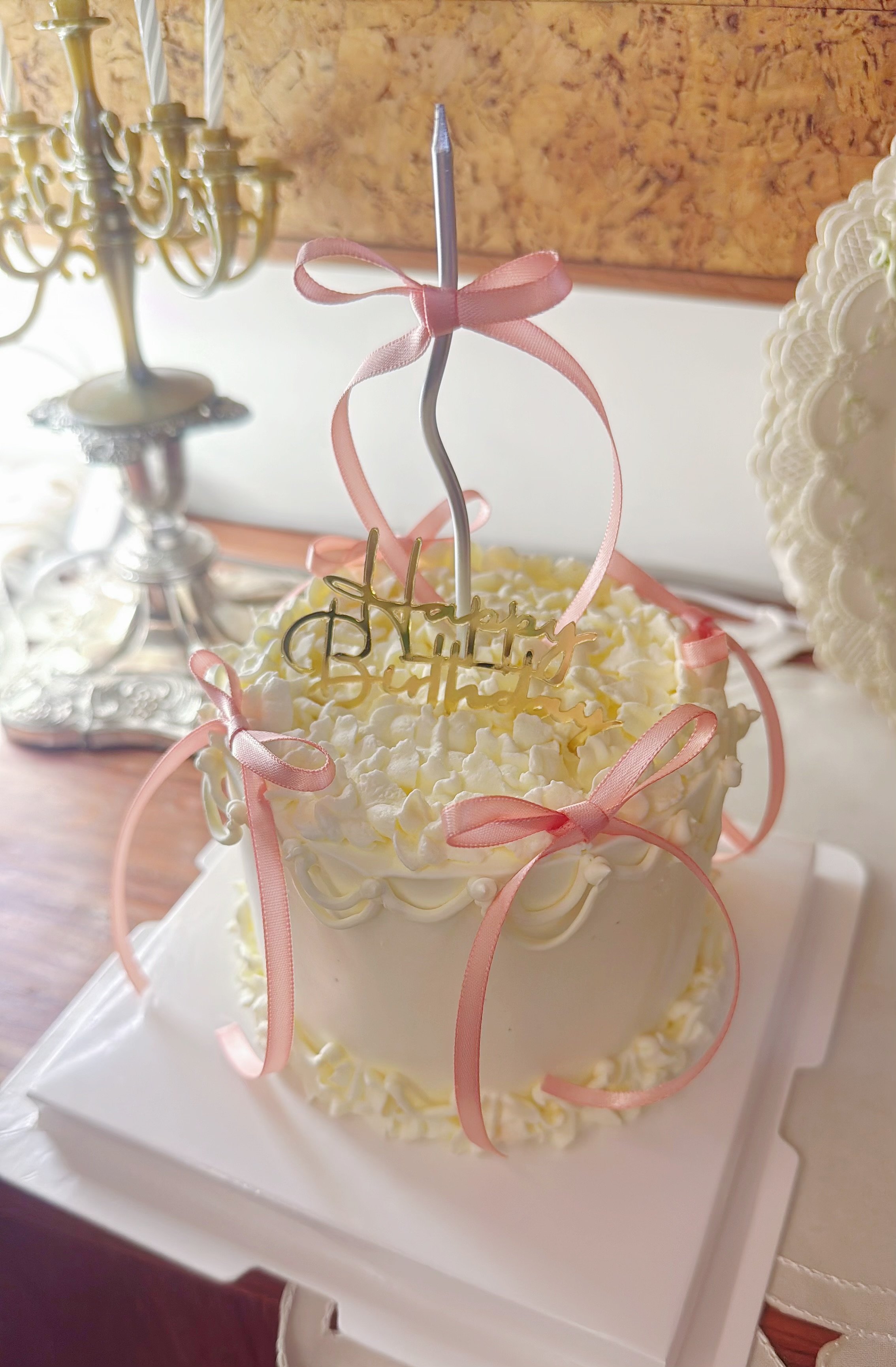 Hb 柔霧甜影 復古生日蛋糕