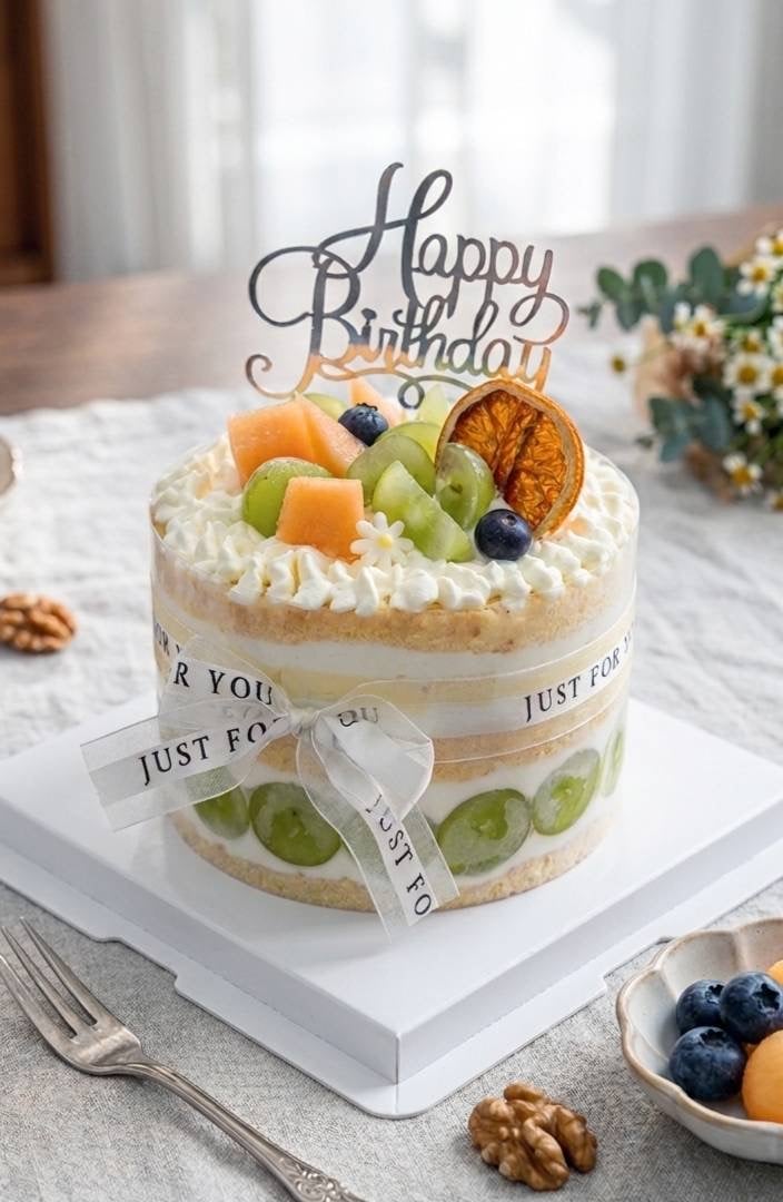 裸蛋糕-許願時光生日蛋糕 母親節